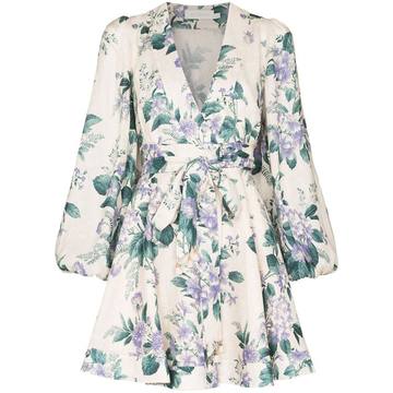 Cassia floral-print minidress