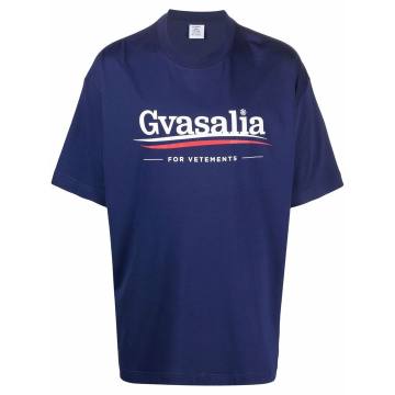 Gvasalia 印花短袖T恤