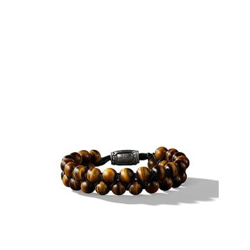 8mm Spiritual Beads two-row tiger eye bracelet