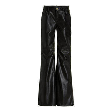 Bastien Fringed Coated Flared Pants