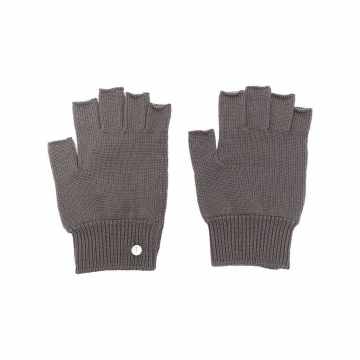 fingerless knitted gloves