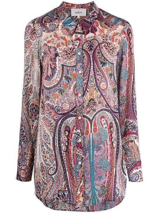 paisley-print shirt展示图