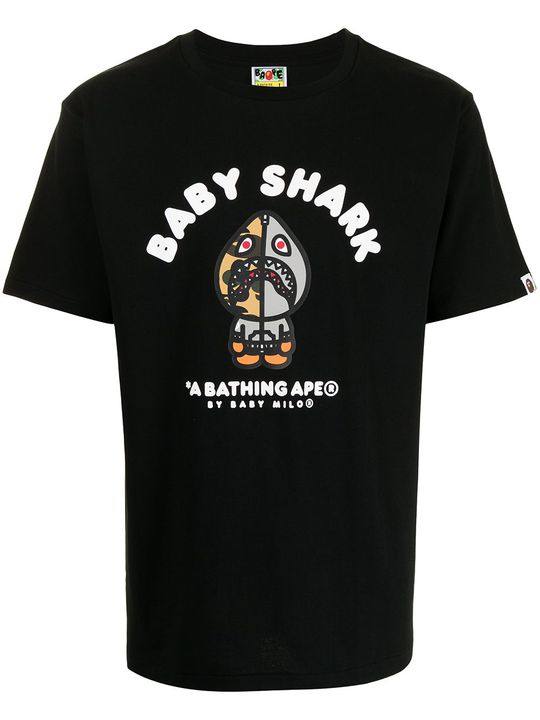 Babyilo Shark graphic-print T-shirt展示图