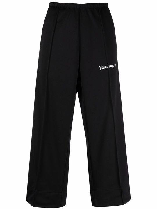 CROPPED TRACK PANTS BLACK WHIT展示图