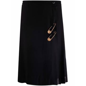 Safety Pin pleated skirt