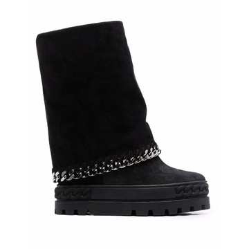 C-Chain suede boots