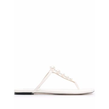 Alaina pearl-embellished sandals