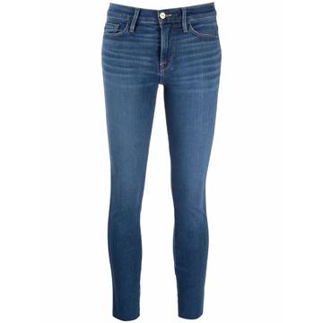 slim-cut jeans