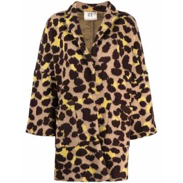 Sigmund leopard-print coat