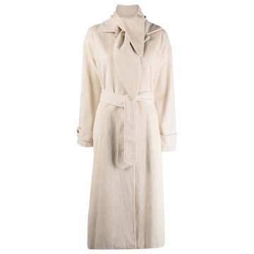 Elaine cotton-corduroy trench coat