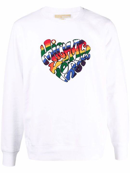 rainbow heart logo sweatshirt展示图