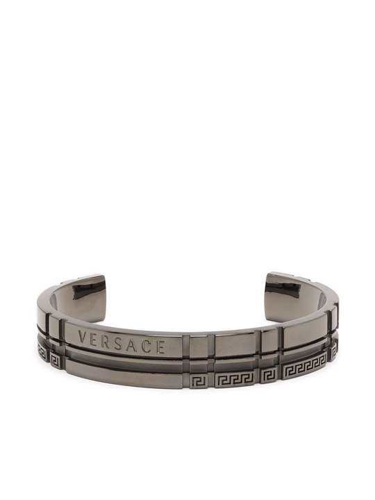 Greca-engraved cuff bracelet展示图