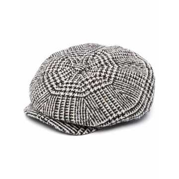 houndstooth-check Baker Boy cap