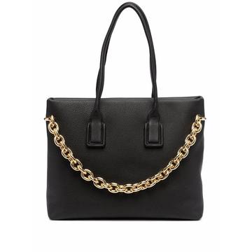 chainlink-trim shoulder bag