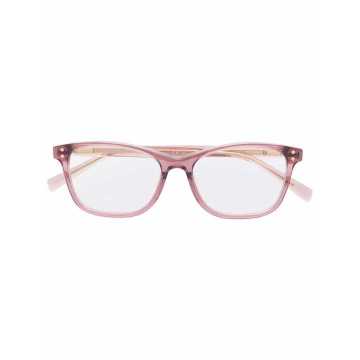 wayfarer-frame glasses