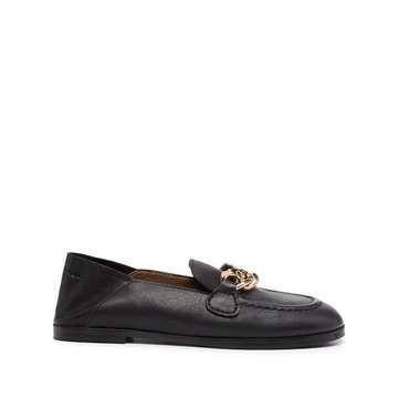 chain-link detail loafers