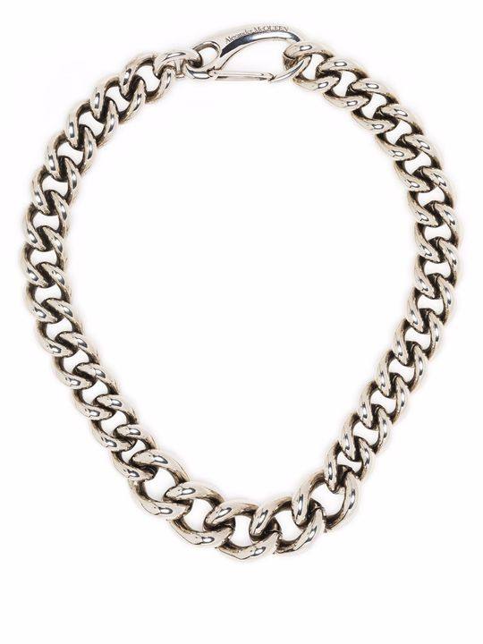 chunky chain-link necklace展示图