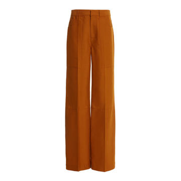 Utility Cotton-Canvas Straight-Leg Trousers