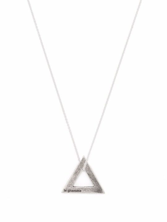 triangle pendant chain necklace展示图