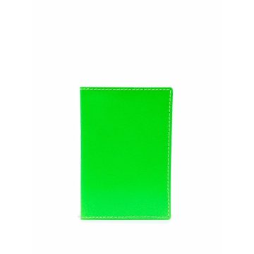 Super Fluorescent leather cardholder