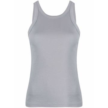 round-neck sleeveless top