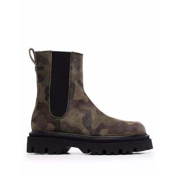 Generation X camouflage-print boots