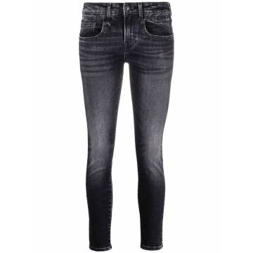 low-rise cropped jeans