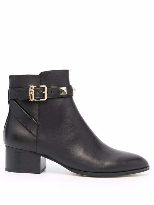 Britton stud-embellished leather ankle boots展示图