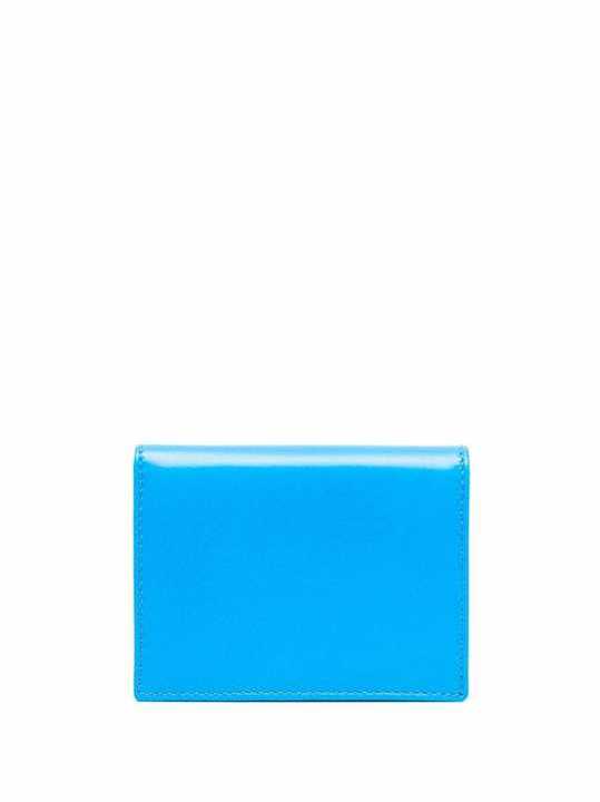 Super Fluorescent bi-fold mini leather wallet展示图