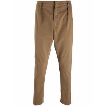 pleat-detail trousers