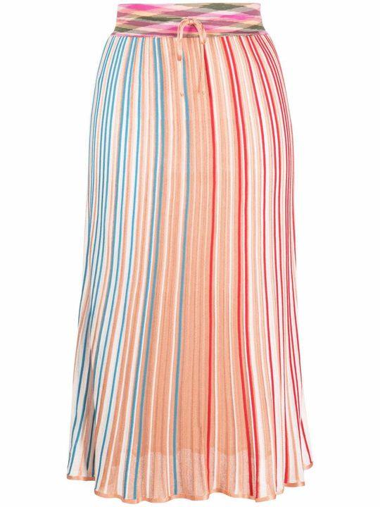 stripe-knit midi skirt展示图