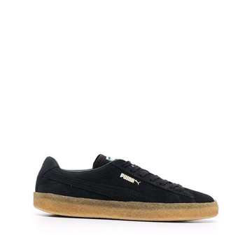 low top suede sneakers