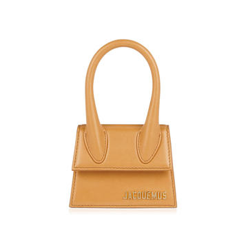 Le Chiquito Leather Top Handle Bag