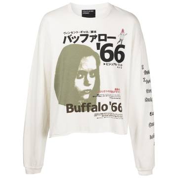 Japanese Buffalo ‘66-print long-sleeve top
