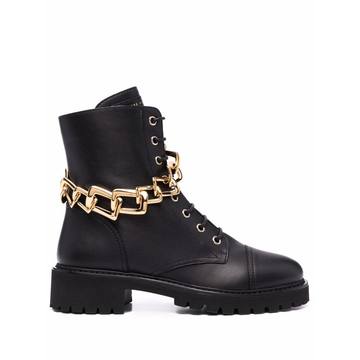 lace-up leather boots