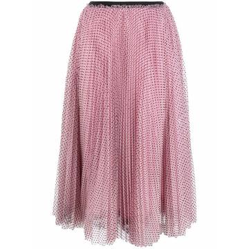 point d'esprit tulle skirt