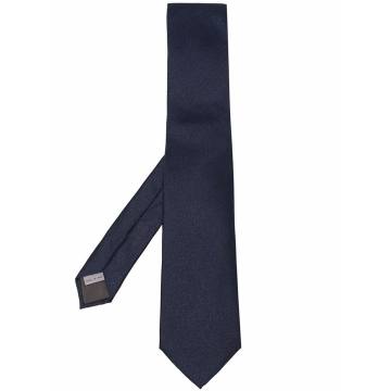 wave-knit silk tie