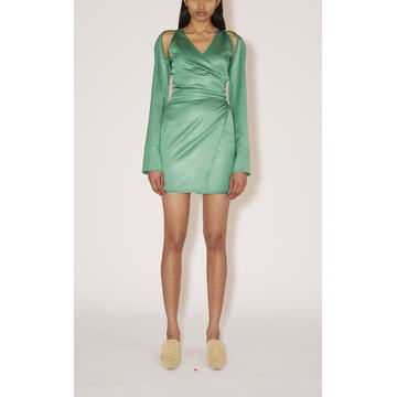 Ira Cutout Satin Mini Dress