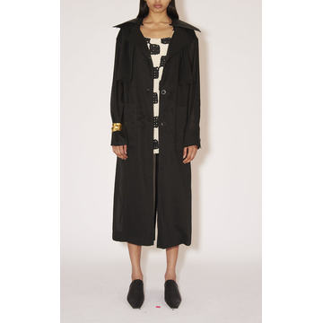 Uta Cotton-Organza Trench Coat