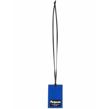 McQueen Tag lanyard-strap card holder