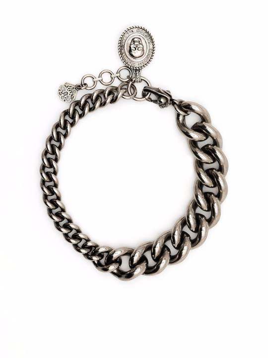 Crow and Skull charm bracelet展示图