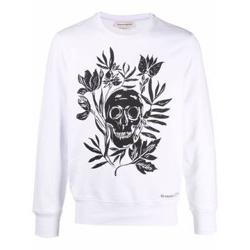 graphic-print long-sleeve sweatshirt