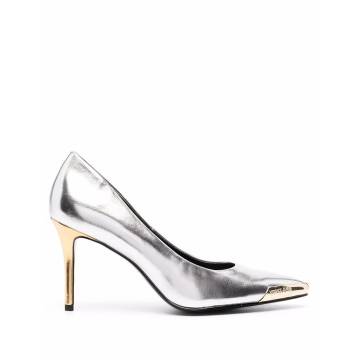 metal-tipped stiletto pumps
