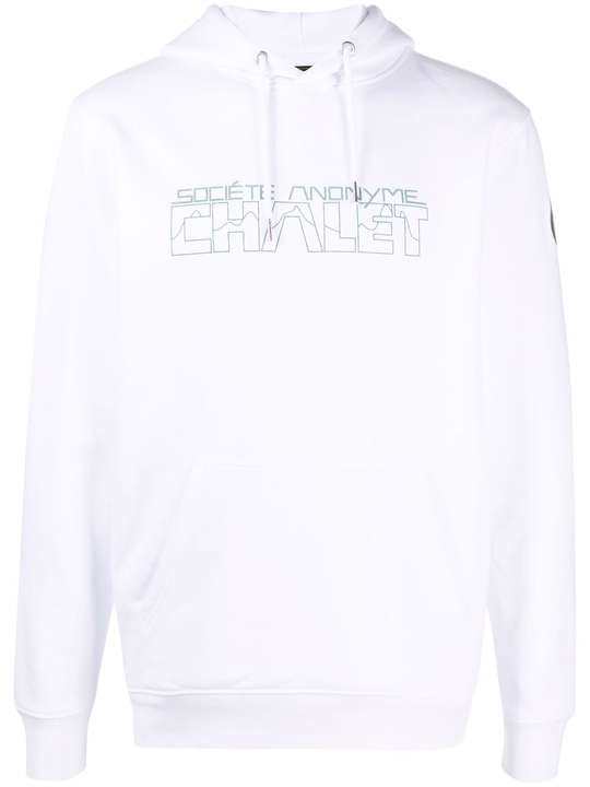 logo drawstring hoodie展示图