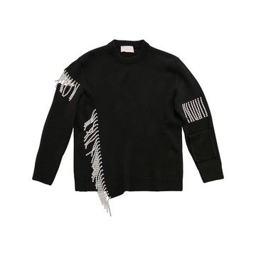 cut out cupchain sweater