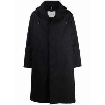 Wolfson hooded raincoat