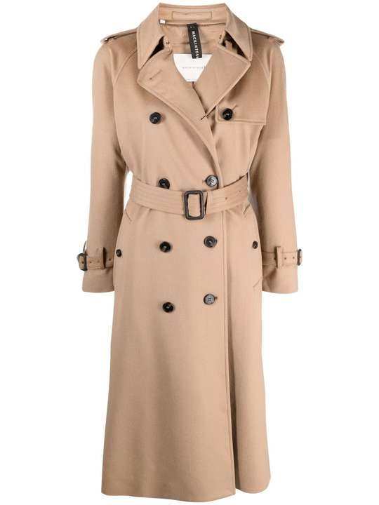 Ally belted trench coat展示图