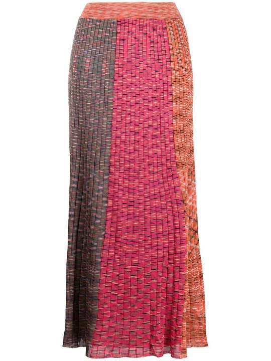 ribbed-knit maxi skirt展示图
