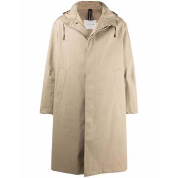 Wolfson hooded raincoat