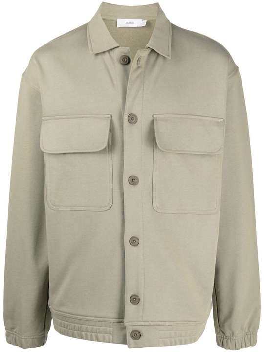 button-down organic cotton jacket展示图